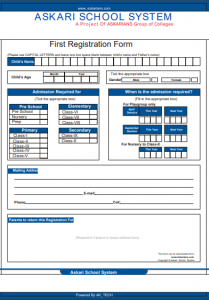 Admission Form